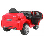 Elektrické autíčko BMW X6 - nelakované - červené